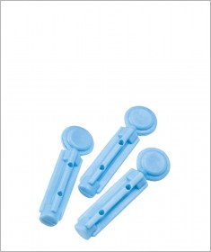 LANCETAS CON TAPA PLASTICA